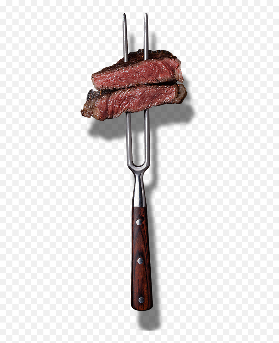 Fork - Fork With Meat Png,Fork Png