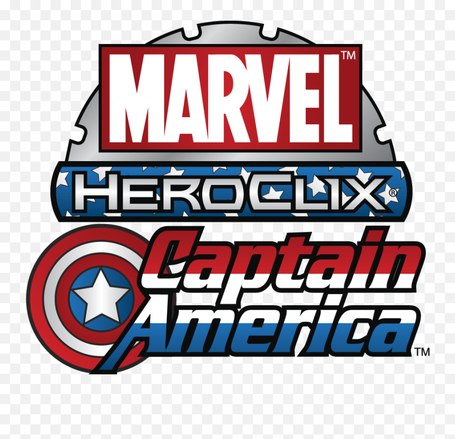 Captain America Logo Png - Marvel Heroclix Heroclix Captain America Name Png,Captian America Logo
