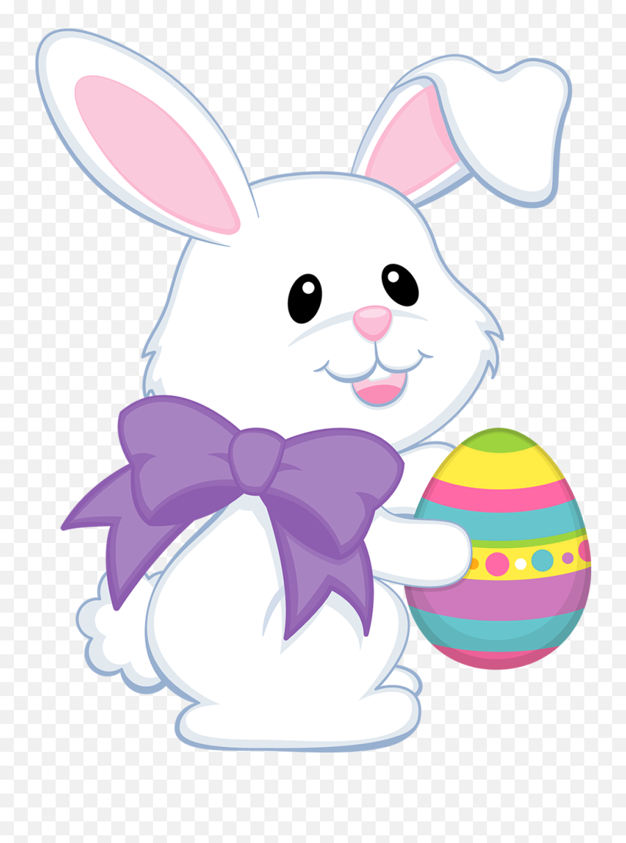 Cute Bunny Clipart Free - Cute Easter Bunny Clipart Png,Rabbit Clipart Png