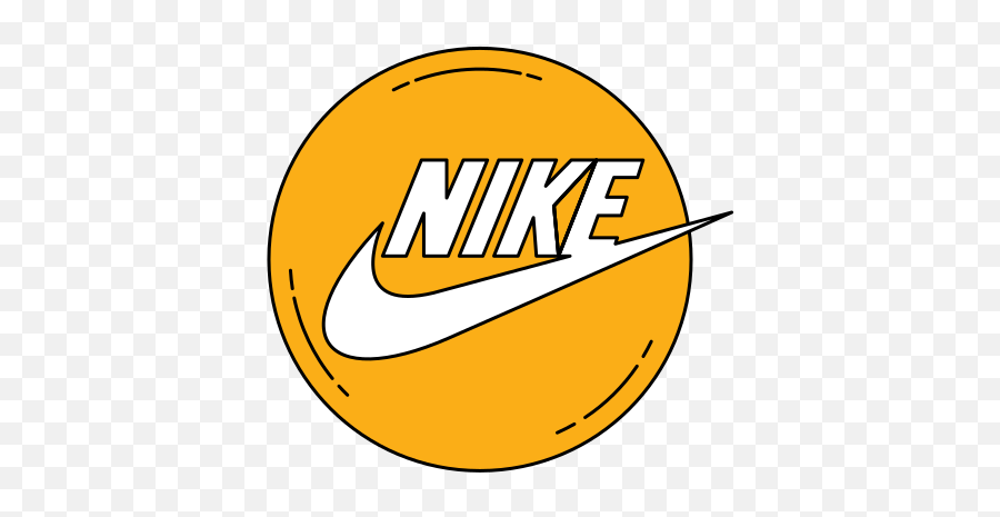 Nike Gratuit De Famous Logos In Orange - Circle Png,Orange Nike Logo