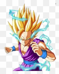 Teen Gohan Super Saiyan 2 Render By - Super Saiyan 2 Gohan Transparent Png,Gohan Png