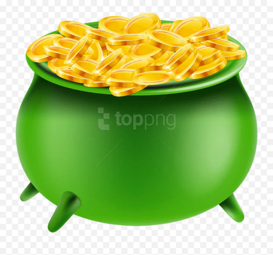Leprechaun Pot Of Gold Png - Portable Network Graphics,Pot Of Gold Png