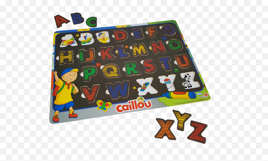 Download Hd Caillou Abc Wood Puzzle - Caillou A To Z Caillou Abc Png,Caillou Png