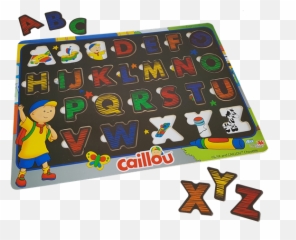 Download Hd Caillou Abc Wood Puzzle - Caillou A To Z Caillou Abc Png,Caillou Png