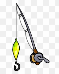 Flashing Lure Fishing Rod Club Penguin Rewritten Wiki Fandom - Drawing Of png