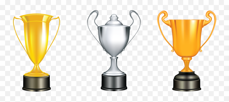 Download Trophy Transparent - Gold Silver Bronze Trophy Png,Trophies Png