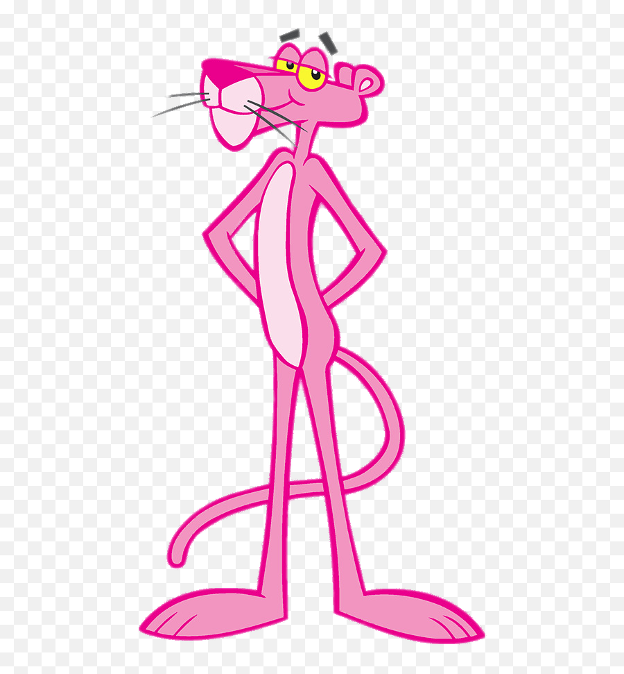 Pink Panther Paws Behind Back Png Image - Pink Panther Transparent Background,Back Png
