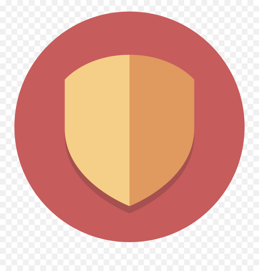Protection Security Shield Icon - Circle Png,Shield Icon Png