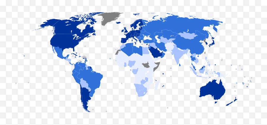 World Map Png - Hdi World Map 2016,Map Png