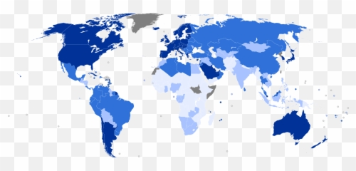 World Map Png - Hdi Map 2016