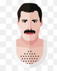 The Cool Club Freddie Mercury Poster - Poster Png,Freddie Mercury Png