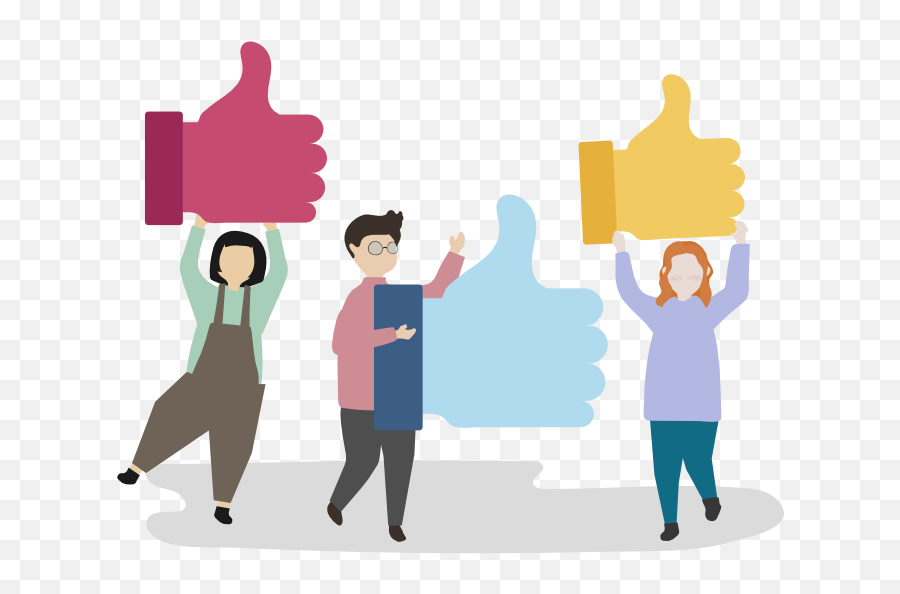 People - Img People Thumbs Up Vector Clipart Full Size Person Thumbs Up Vector Png,Thumbs Png