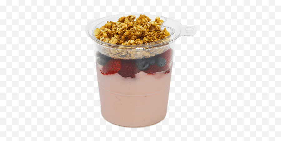Fruit Yoghurt With Granola Transparent Png Stickpng Yogurt Con Frutas Png Cereal Png Free