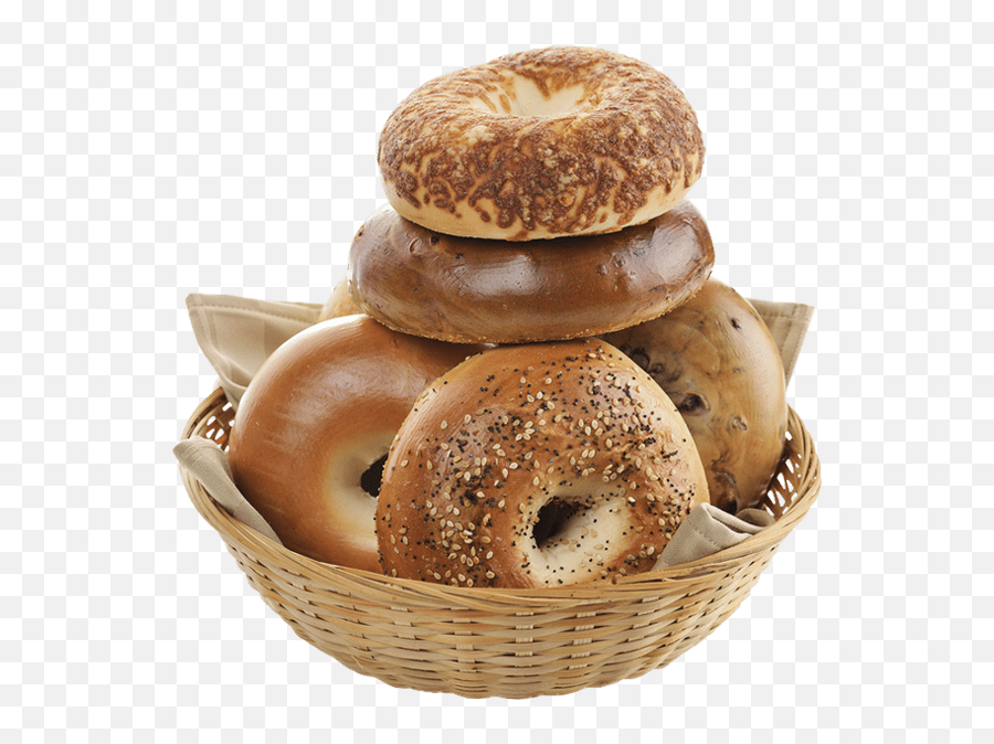 Bagels In Basket Transparent Png - Bagel Border,Bagel Transparent