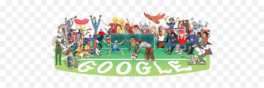 World Cup 2018 - World Cup 2018 Google Doodle Png,Google Logo 2018