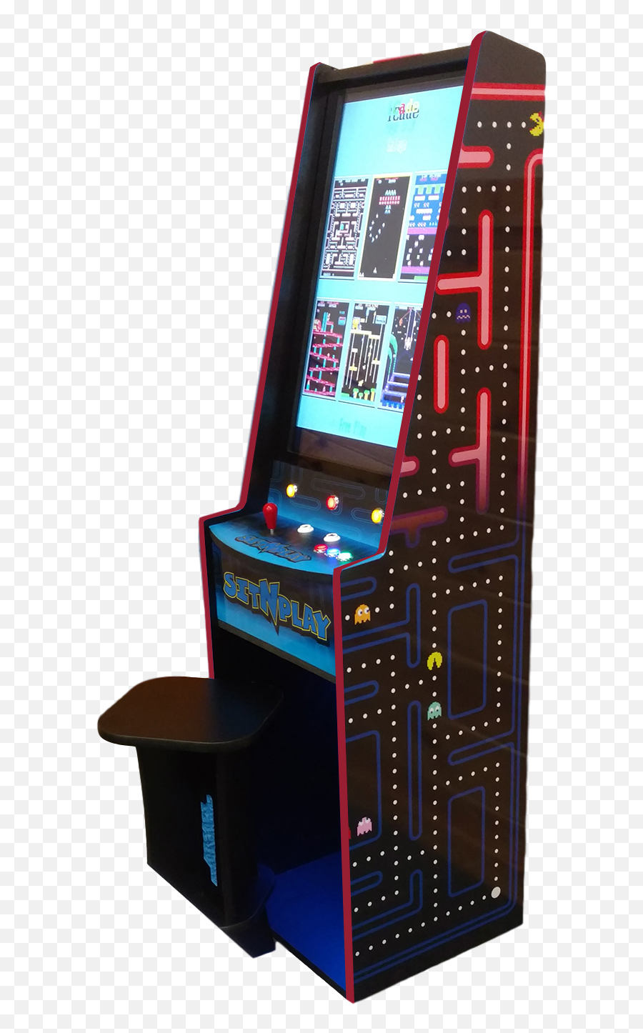 Arcade Game Slim Upright Multicade - Arcade Cabinet Png,Arcade Machine Png