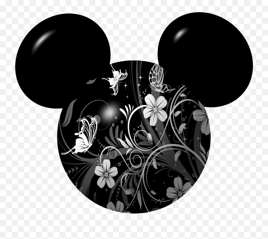 Mickey Ears Template - Clipartsco Orejas De Minnie Silueta Png,Mickey Mouse Head Png