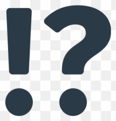 Exclamation Question Mark Emoji - Haleiwa png