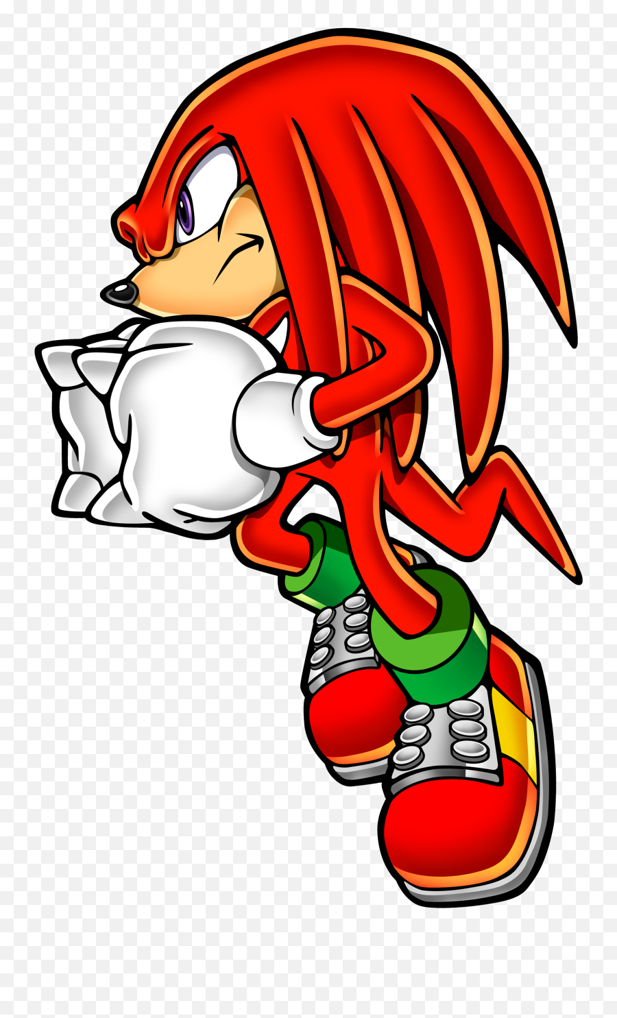 Fileknuckles 04png - Sonic Retro Sonic Mega Collection Plus Ps2,Knuckles Png