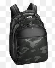 Montblanc Small Sartorial Gray Camouflage Backpack - Montblanc Camouflage Png,Camouflage Png
