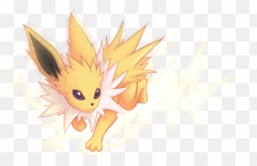 135 Jolteon Used Thunderbolt And - Jolteon Thunder Png,Jolteon Transparent