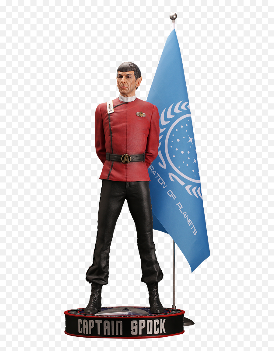 Leonard Nimoy As Captain Spock 1 - Star Trek Statue Png,Spock Png