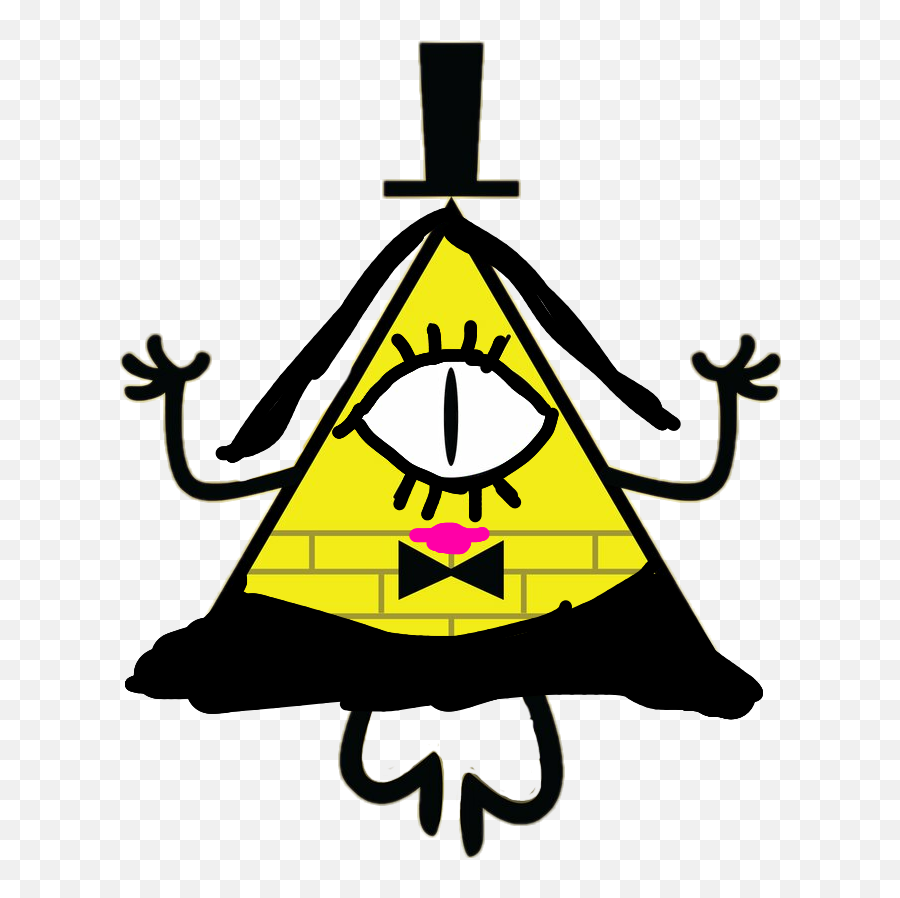 Egirl Bill Cipher - Sticker By Nora King Gravity Falls Bill Dibujo Png,Bill Cipher Png