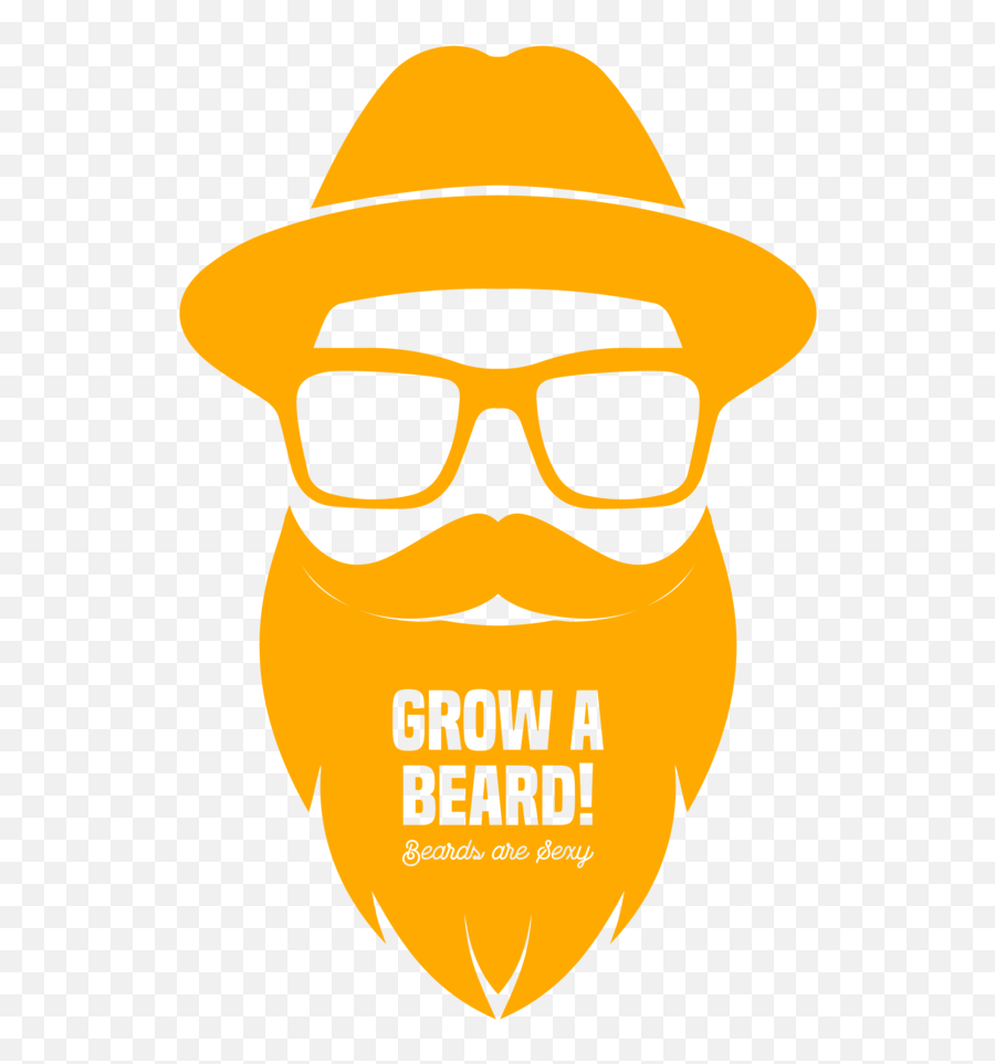 Beards Are Sexy Mens Printed Vest - Beard Logo Png Yellow,Beard And Glasses Logo