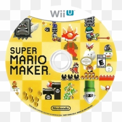 Super Mario Maker Wii U Disc Png Image - Wii U Super Mario Maker Disc,Super Mario Maker Png