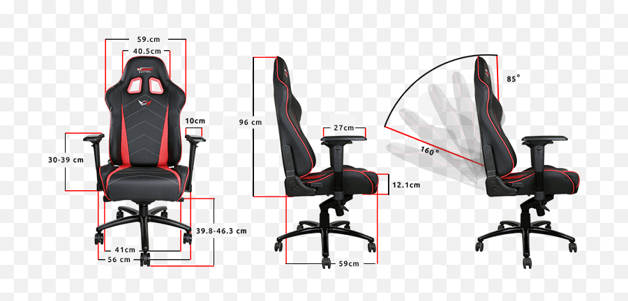 Gt Omega Racing Pro Xl Gaming Chair - Gaming Chair Measurements Cm Png,Noblechairs Icon