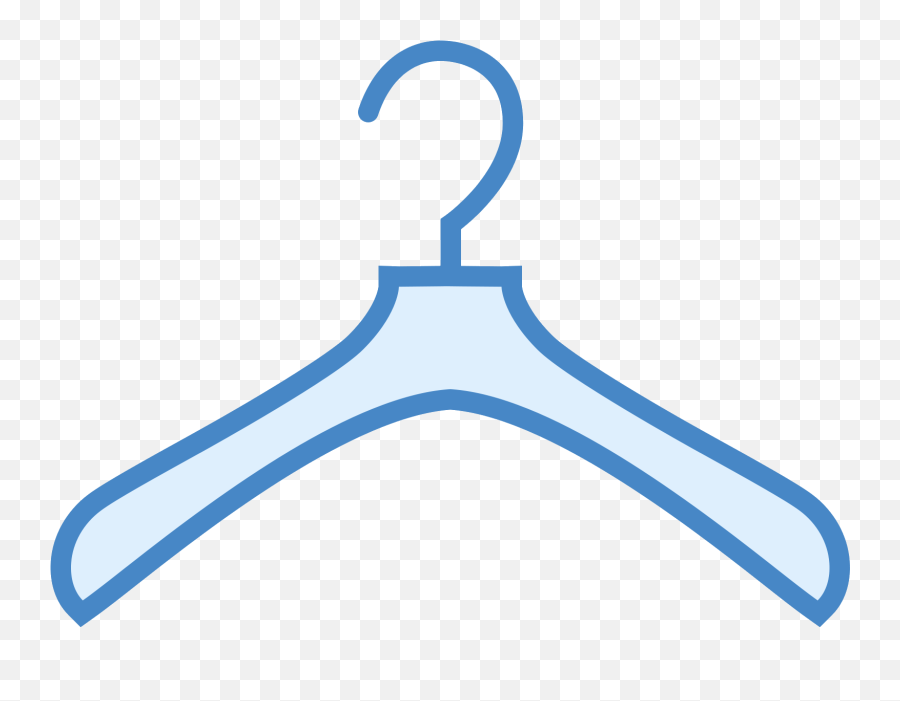 Standard Clothes Hanger Clipart - Blue Hanger Clipart Png,Clothes Hanger Icon