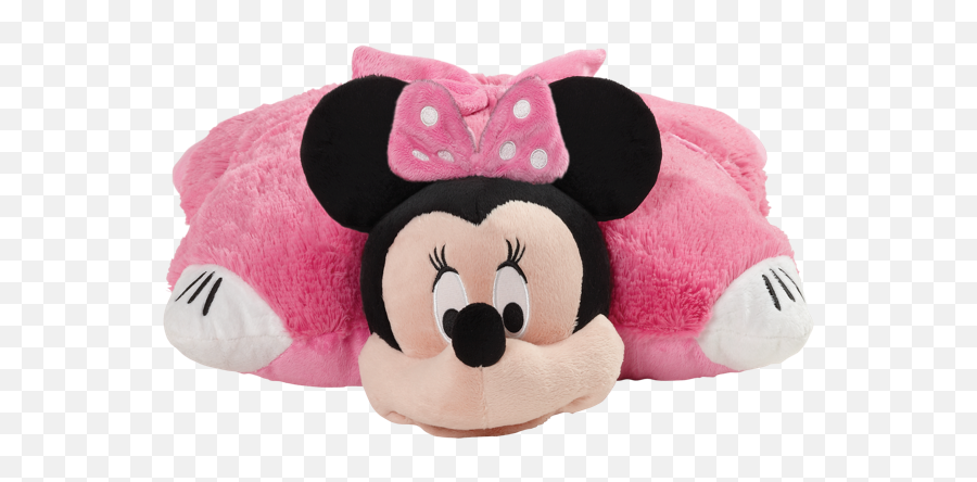 Minnie Mouse Pillow Pet U2013 18 Inch Large Plush Stuffed Animal - Minnie Mouse Pillow Png,Minnie Mouse Face Png