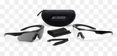 Crossbow Black 2x Wclear U0026 Wsmoke Gray - Ess Glasses png