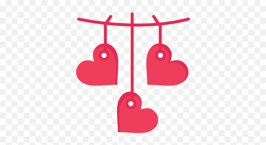 Day Hanging Heart Love Valentine - Love Hanging Png,Free Icon Valentine