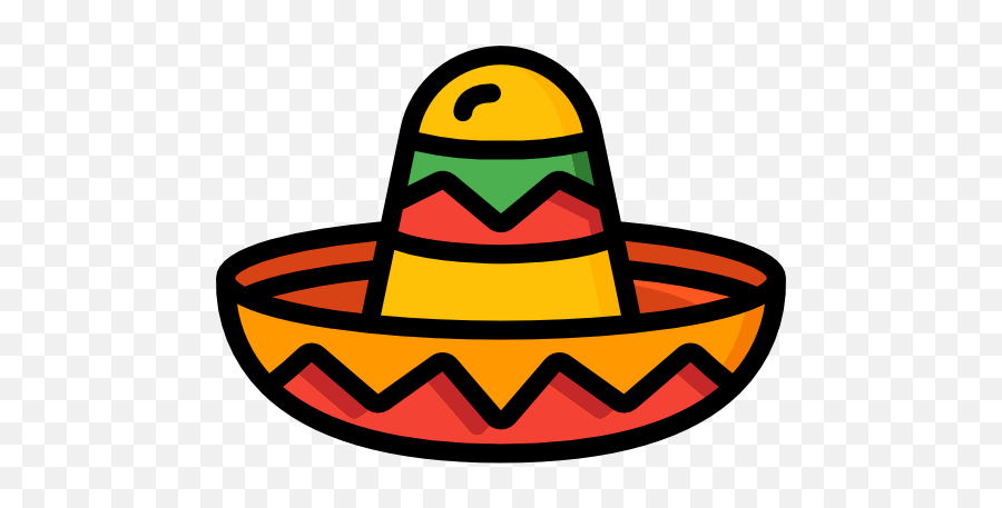Mexican Hat - Transparent Mexican Hat Icon Png,Mexican Hat Png