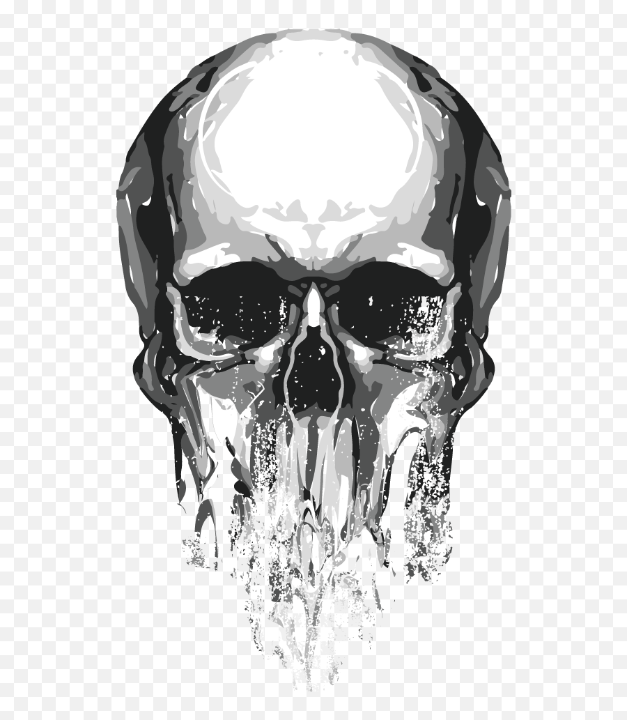 Euclidean Vector - Transparent Background Skull Png,Skull Png Transparent