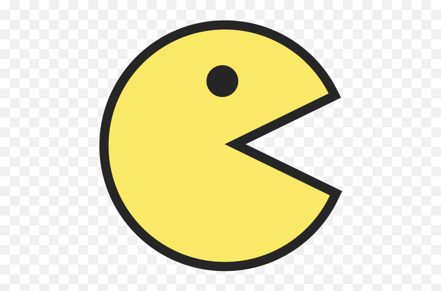 Pacman Icon Png And Svg Vector Free - Dot,Pacman Icon Google Maps