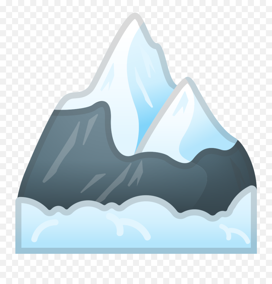 Snow Capped Mountain Icon Noto Emoji Travel U0026 Places - Mountain Emoji Png,Sea Star Icon
