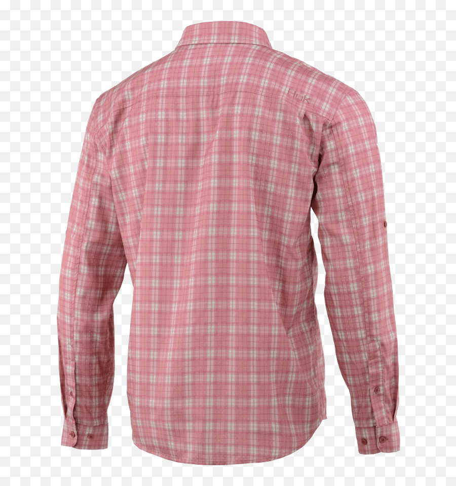 Huk Tide Point Plaid Long Sleeve - Long Sleeve Png,Icon Pursuit Perforated Gloves