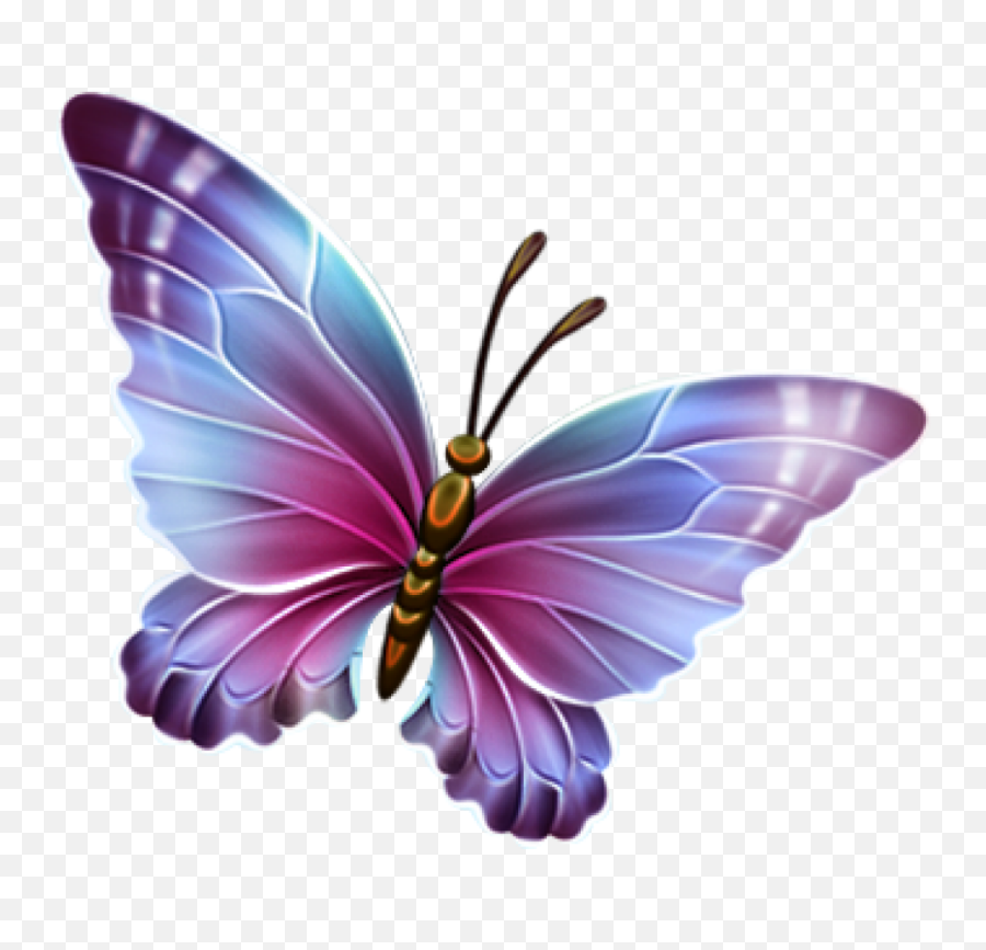 Butterflies Clipart Transparent Background - Transparent Background Butterfly Clipart Png,Blue Butterflies Png