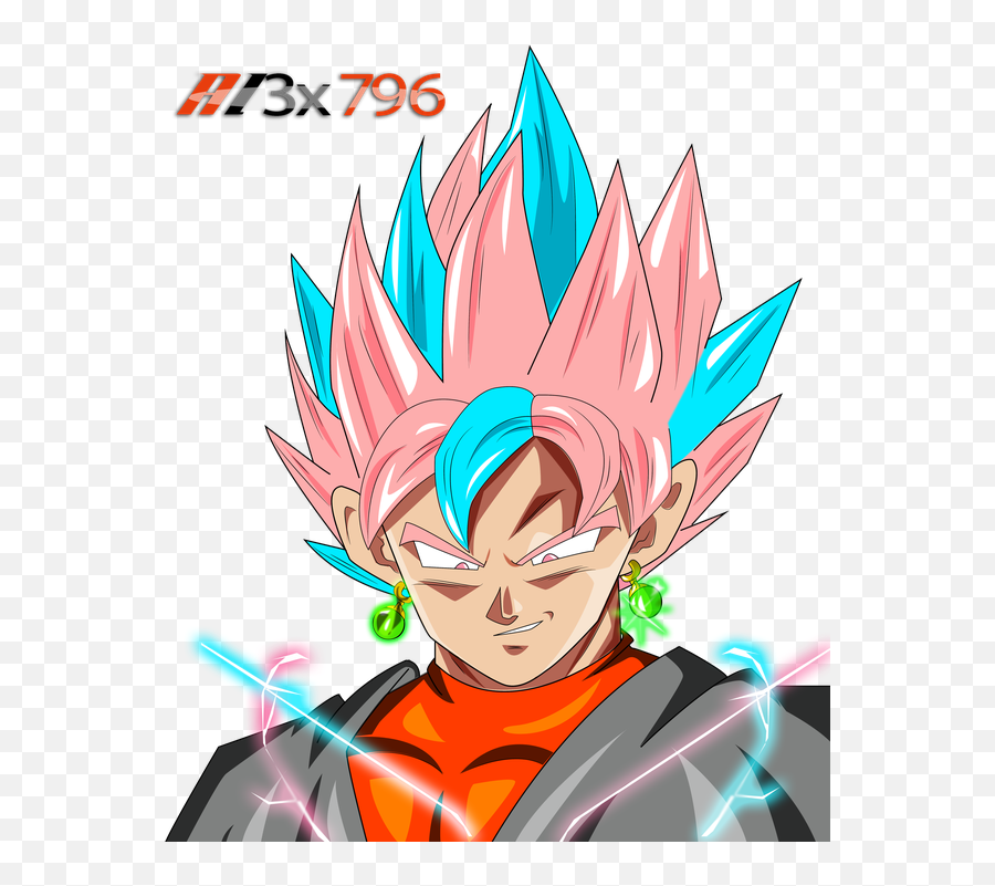 What Can You Scale Goku Black Like He Literally Ripped A - Goku Y Goku Black Fusión Png,Goku Black Icon