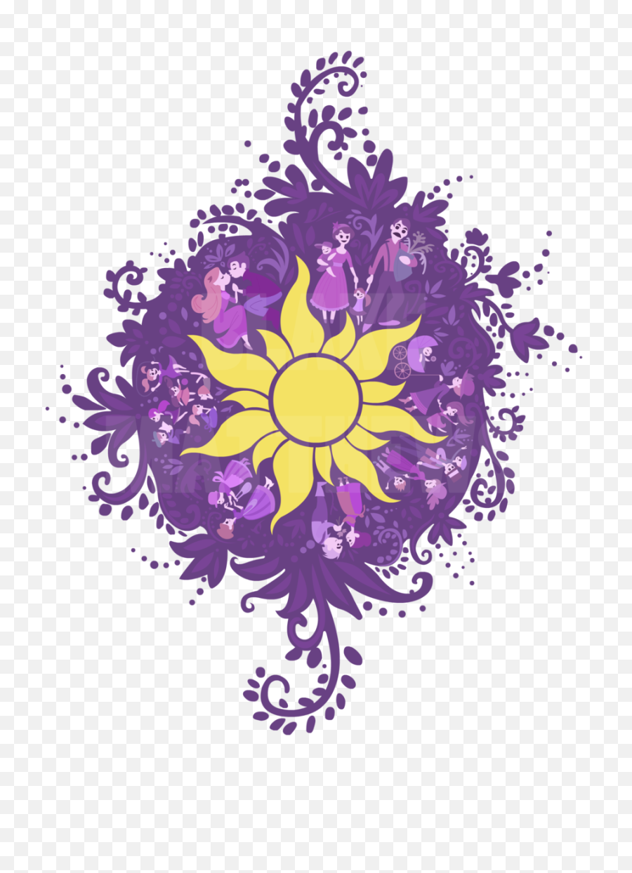Sun Clipart Rapunzel - Tangled Sun Symbol Transparent Tangled Sun Symbol Png,Sun Symbol Png