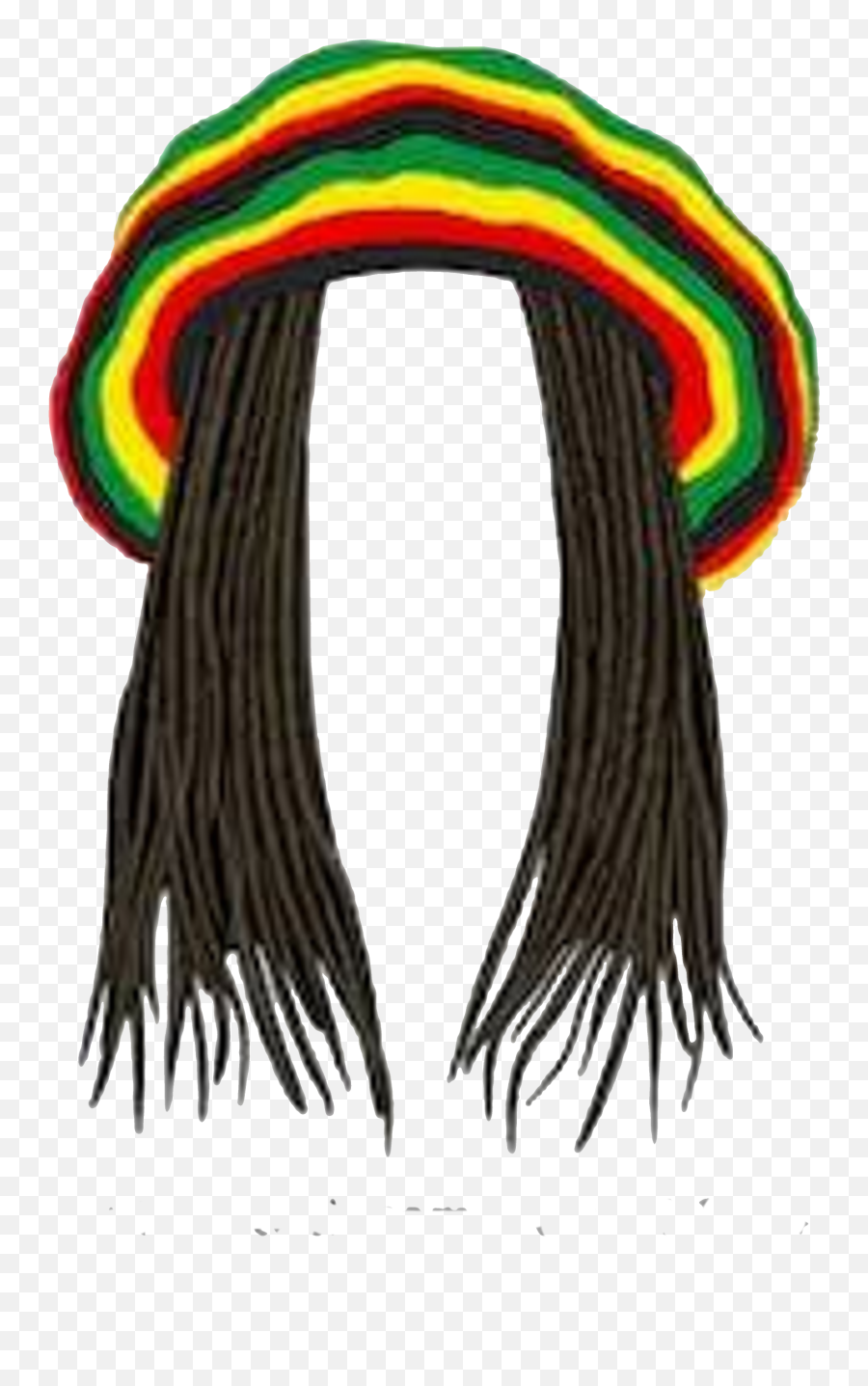 Download Rasta Hat With Dreads - Jamaican Hat With Dreads Png,Dreads Png