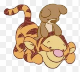 Tigger Winniethepooh Winnie - Thepooh Teddybear Baby Winnie The Pooh Baby Png,Tigger Png