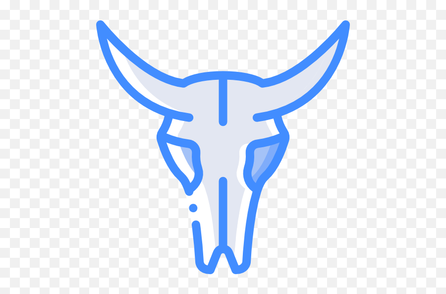 Bull Skull - Free Animals Icons Bull Skull Vector Png Free,Longhorns Icon