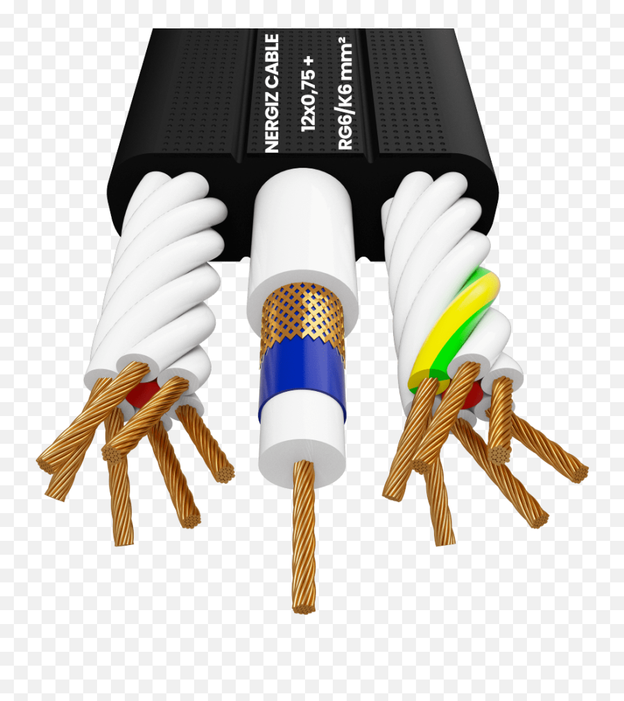 Nergiz Cable - Lift Travelling Cable Coaxial Png,Coaxial Cable Icon