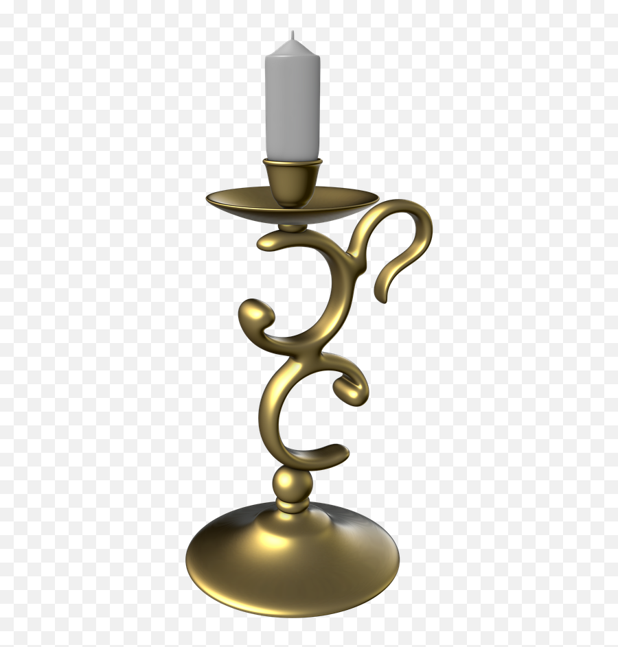Candlestick Candle Transparent - Candle Stick Transparent Background Png,Transparent Candle