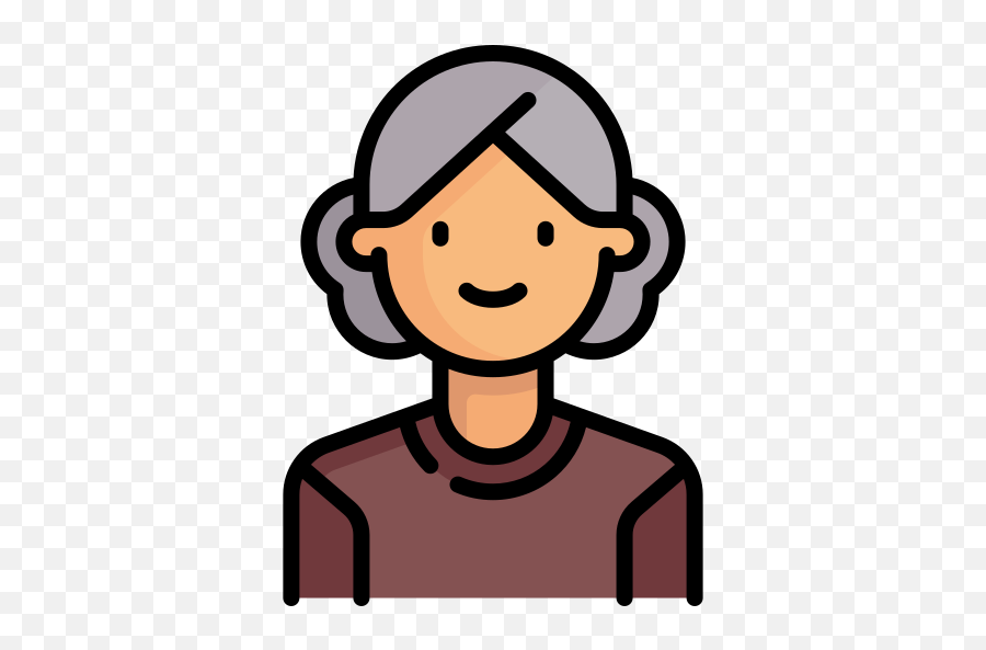 Old Woman - Free People Icons Middle Age Woman Icon Png,Ladies Icon