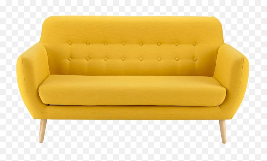 Yellow Sofa Png Transparent Image - Sofa Png Hd,Couch Transparent Background