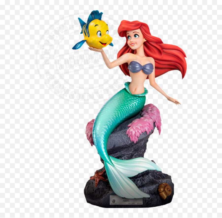 Beast Kingdom Master Craft - Ariel U0026 Flounder Png,Disney 4 Park Icon Musical Snowglobe